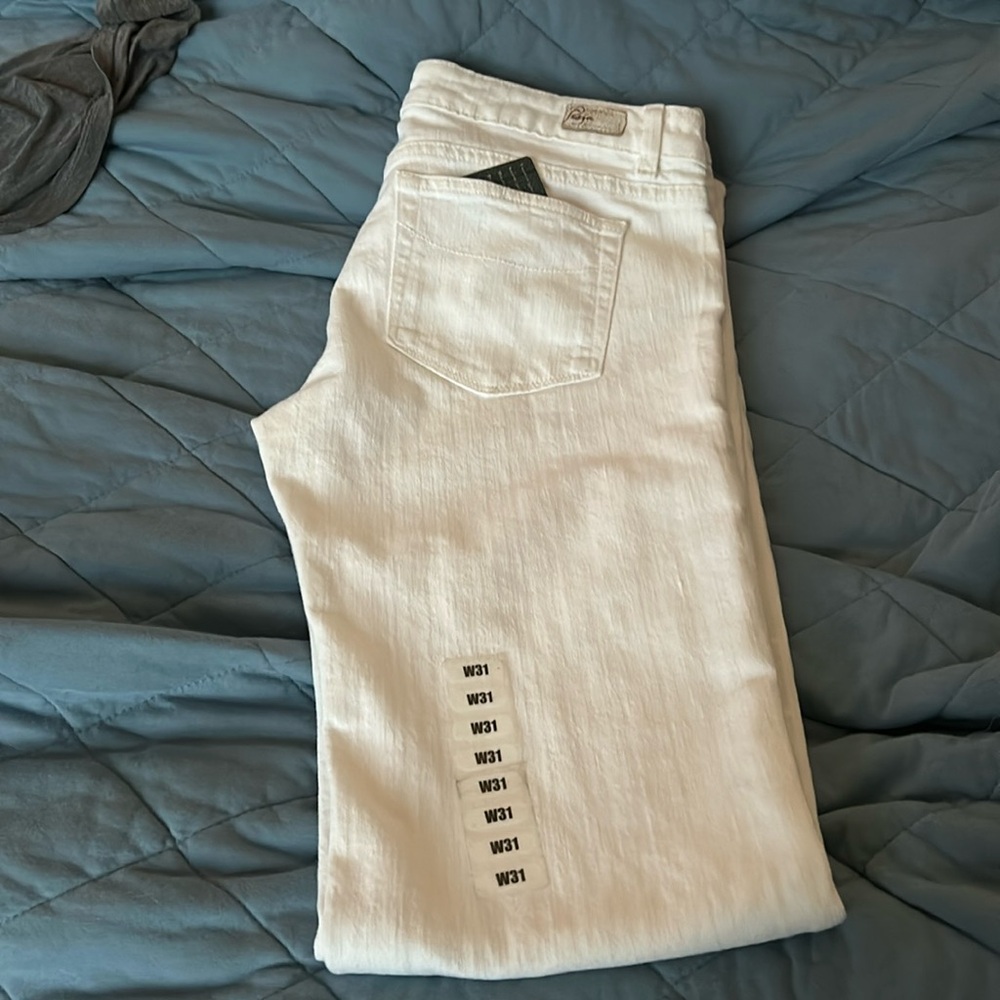NWT Women’s Paige White Jeans “Melerose” style size 31
